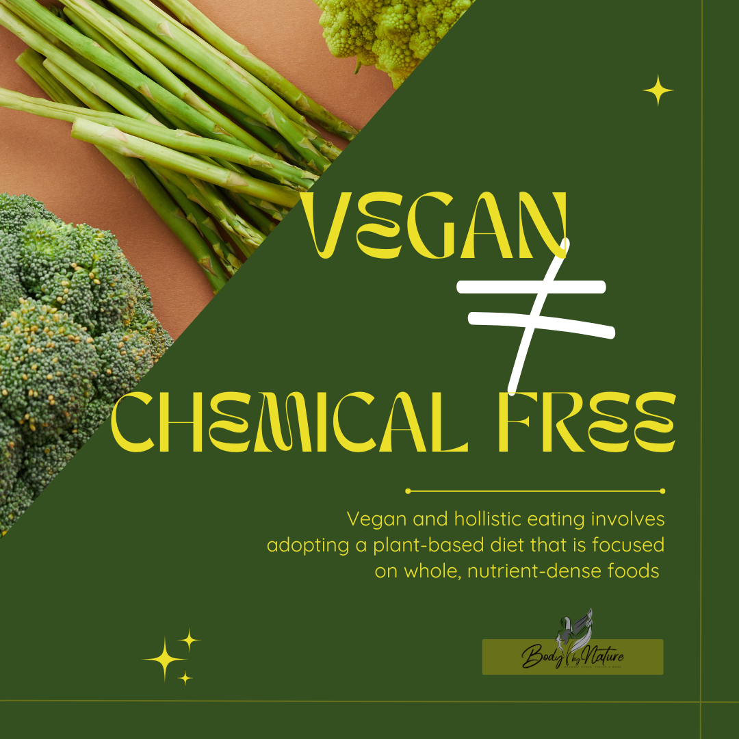 VEGAN ≠ CHEMICAL FREE
