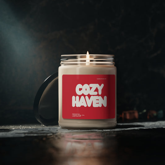 Cozy Haven Scented Soy Candle, 9oz