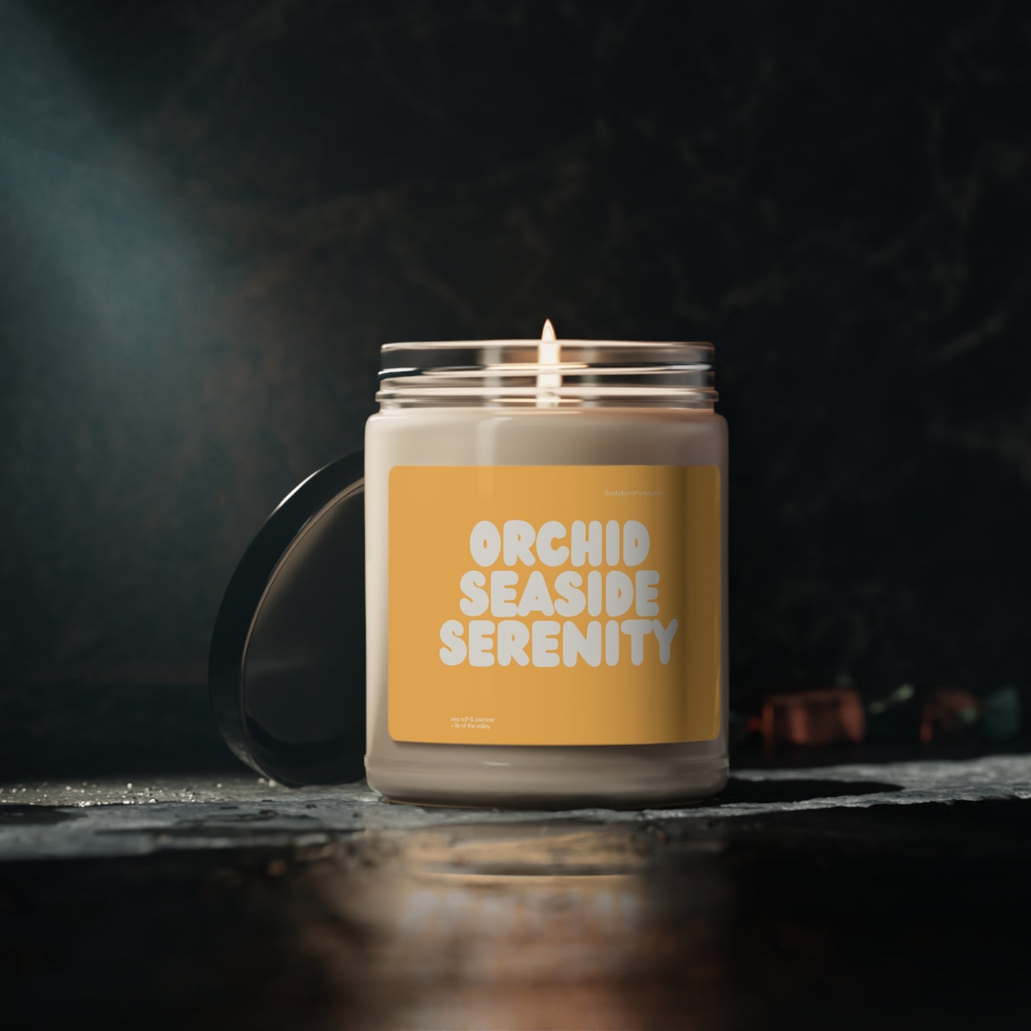 Orchid Seaside Serenity Scented Soy Candle, 9oz