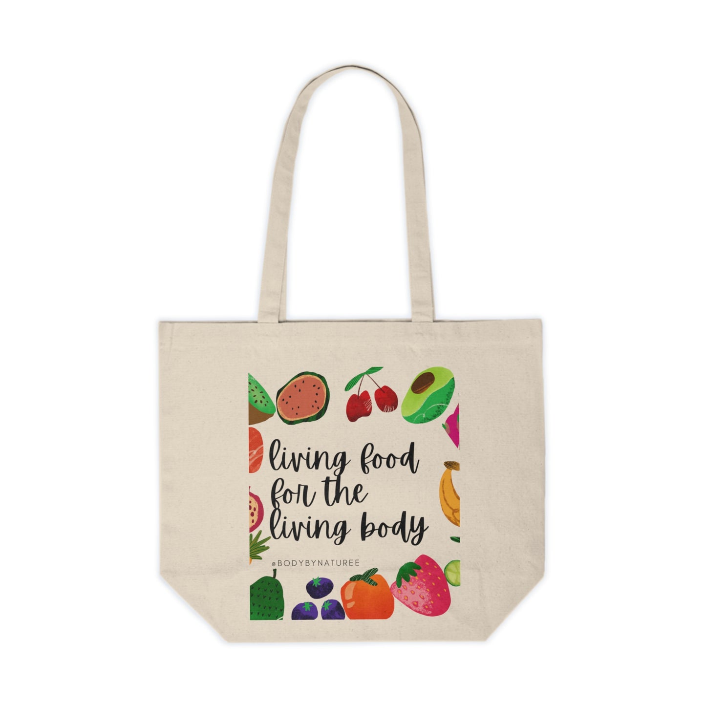 Living Body Canvas Shopping Tote