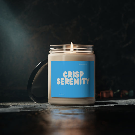 Crisp Serenity Scented Soy Candle, 9oz